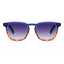 Sylvia Retro Square Blue Sunglasses