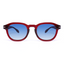 Vilma Retro Round Red Sunglasses