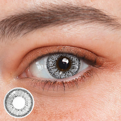 Cosplay Succubus Gray Coloured Contact Lenses