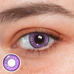 Cosplay Succubus Purple Coloured Contact Lenses