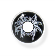 Cosplay Spider Jade Black Coloured Contact Lenses