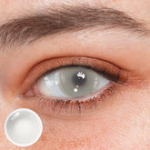 Cosplay Weirdcorn White Coloured Contact Lenses