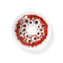 Cosplay West Queen Red Coloured Contact Lenses