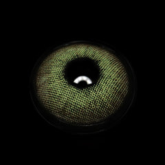 Wildcat Green Prescription Coloured Contact Lenses
