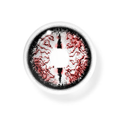 Cosplay Fracture Gray Coloured Contact Lenses