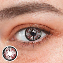 Cosplay Fracture Gray Coloured Contact Lenses