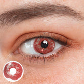 Cosplay Parasite Red Coloured Contact Lenses