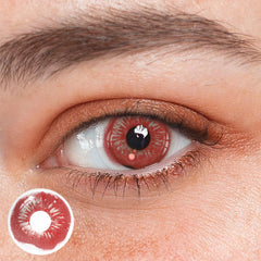 Cosplay Parasite Red Coloured Contact Lenses