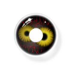 Cosplay Twin Abyss Eyes Yellow Coloured Contact Lenses