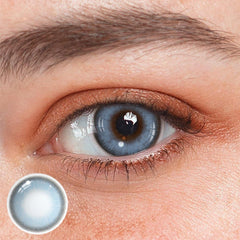 Adelina Blue Prescription Coloured Contact Lenses - BEAUEYE (UK)