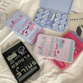 American Creative Text Colored Contact Lens Case - BEAUEYE (UK)