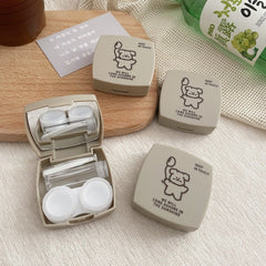 Balloon Line Puppy Colored Contact Lens Case - BEAUEYE (UK)