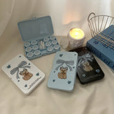 Bowtie West Highland Dog Colored Contact Lens Case - BEAUEYE (UK)