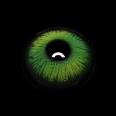 Cosplay Butterfly Green Coloured Contact Lenses