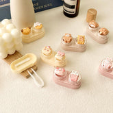 Cartoon Bear Rabbit Colored Contact Lens Case - BEAUEYE (UK)