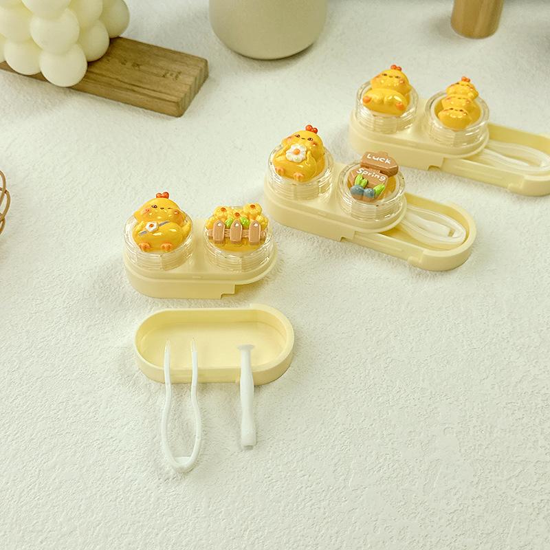 Cartoon Portable Colored Contact Lens Case - BEAUEYE (UK)