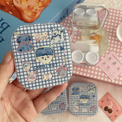 Cool Boy and Cool Girl Colored Contact Lens Case - BEAUEYE (UK)