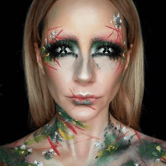 Cosplay Black Cross Coloured Contact Lenses - BEAUEYE (UK)