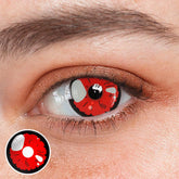 Cosplay Black Lobelia Red Coloured Contact Lenses - BEAUEYE (UK)