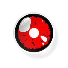 Cosplay Black Lobelia Red Coloured Contact Lenses - BEAUEYE (UK)