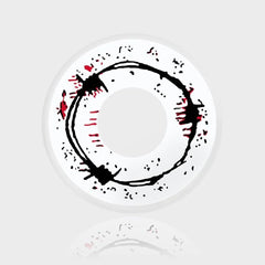 Cosplay Blood Black Circle Coloured Contact Lenses - BEAUEYE (UK)