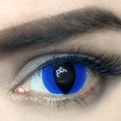 Cosplay Cat Eye Blue Coloured Contact Lenses - BEAUEYE (UK)