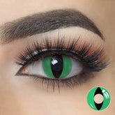 Cosplay Cat Eye Green Coloured Contact Lenses - BEAUEYE (UK)
