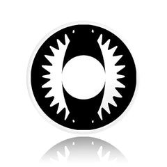 Cosplay Cat Eye Lash White Coloured Contact Lenses - BEAUEYE (UK)