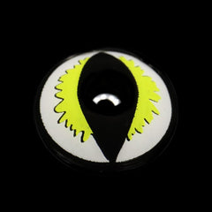 Cosplay Cat Eye Lash Yellow Coloured Contact Lenses - BEAUEYE (UK)