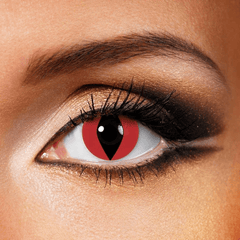 Cosplay Cat Eyes Red Coloured Contact Lenses - BEAUEYE (UK)