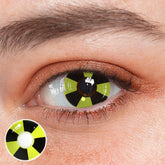 Cosplay Circus Light Yellow Coloured Contact Lenses - BEAUEYE (UK)