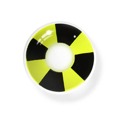 Cosplay Circus Light Yellow Coloured Contact Lenses - BEAUEYE (UK)