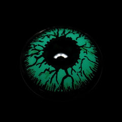 Cosplay Crack Green Coloured Contact Lenses - BEAUEYE (UK)