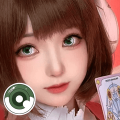 Cosplay Demon Slayer Hashibira Inosuke Green Coloured Contact Lenses - BEAUEYE (UK)