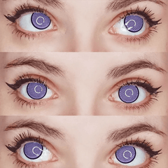 Cosplay Demon Slayer Kochou Shinobu Purple Coloured Contact Lenses - BEAUEYE (UK)