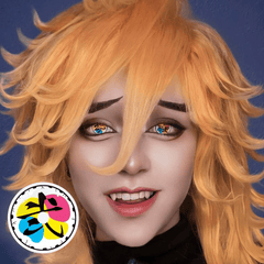 Cosplay Demon Slayer Twelve Kizuki Douma right Coloured Contact Lenses - BEAUEYE (UK)