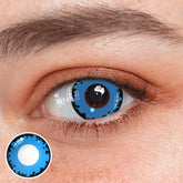 Cosplay Demonlord Mammon Dark Blue Coloured Contact Lenses - BEAUEYE (UK)