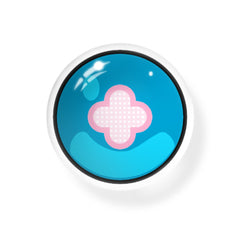 Cosplay Genshin Impact Hibana Blue Coloured Contact Lenses - BEAUEYE (UK)