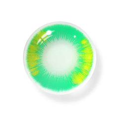 Cosplay Ghost Yellow Green Coloured Contact Lenses - BEAUEYE (UK)