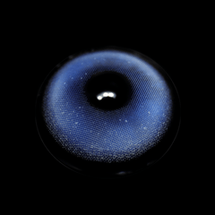 Cosplay Gold Rim Blue Coloured Contact Lenses - BEAUEYE (UK)