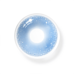 Cosplay Gold Rim Blue Coloured Contact Lenses - BEAUEYE (UK)