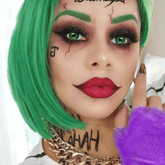 Cosplay Green Manson Coloured Contact Lenses - BEAUEYE (UK)