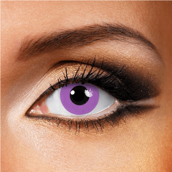 Cosplay Grey violet block Purple Coloured Contact Lenses - BEAUEYE (UK)