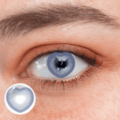 Cosplay Heart Shake Blue Coloured Contact Lenses - BEAUEYE (UK)