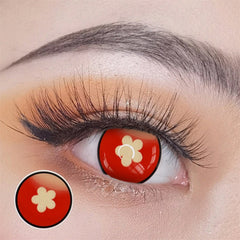 Cosplay Hutao Red Coloured Contact Lenses - BEAUEYE (UK)