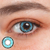 Cosplay Jujutsu Kaisen UJ Blue Prescription Coloured Contact Lenses - BEAUEYE (UK)