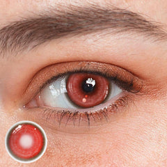 Cosplay KOI Red Coloured Contact Lenses - BEAUEYE (UK)