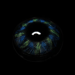 Cosplay Lemon Grass Blue Prescription Coloured Contact Lenses - BEAUEYE (UK)