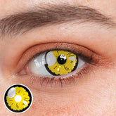 Cosplay Lobelia Veronica Yellow Coloured Contact Lenses - BEAUEYE (UK)