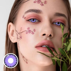 Cosplay Lucifer's Eye Purple Prescription Coloured Contact Lenses - BEAUEYE (UK)